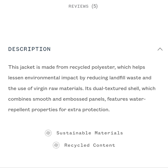 New POLO Ralph Lauren black sustainable reflective water repellent zip jacket L - Picture 6 of 8